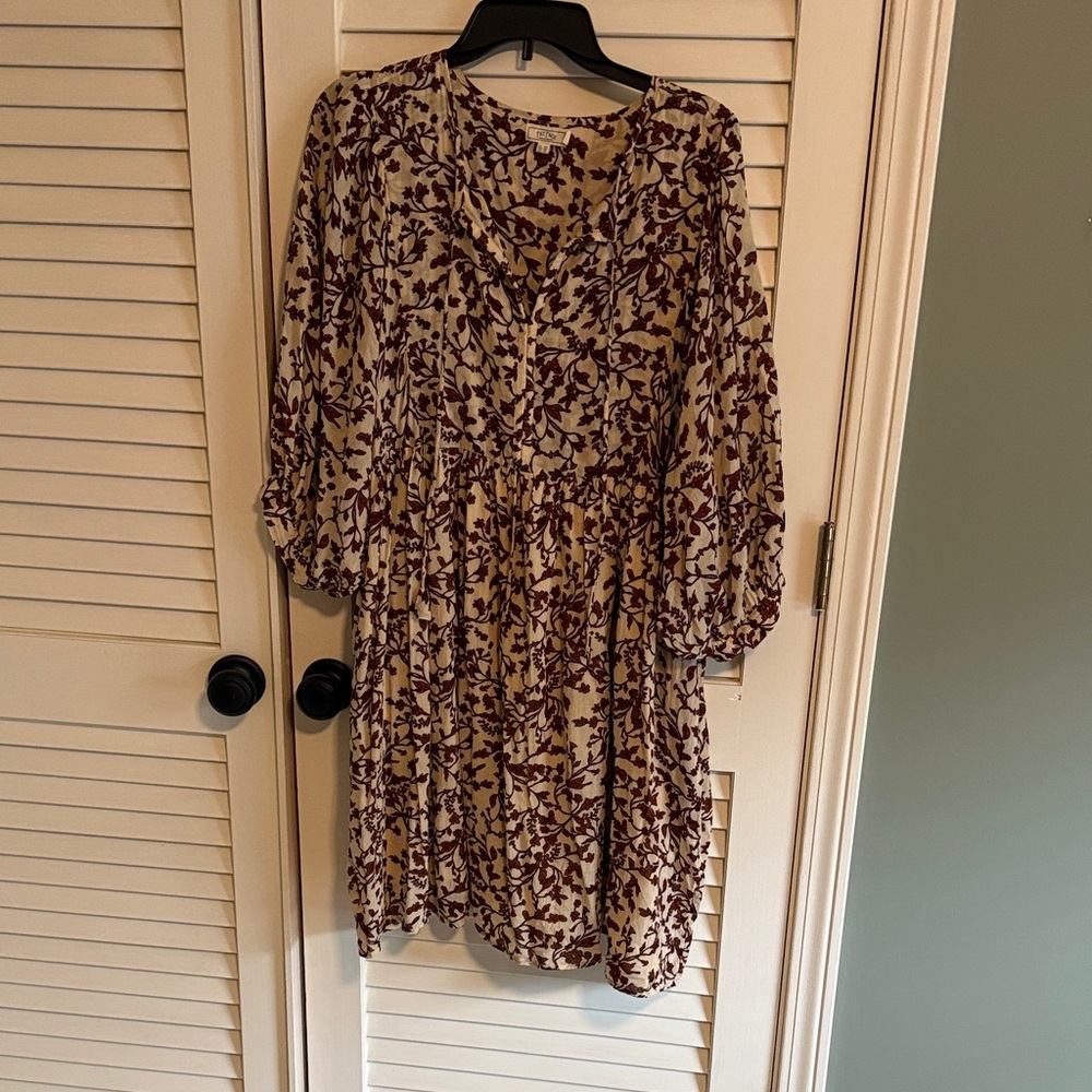 FatFace Peasant Floral Print Women's Dress